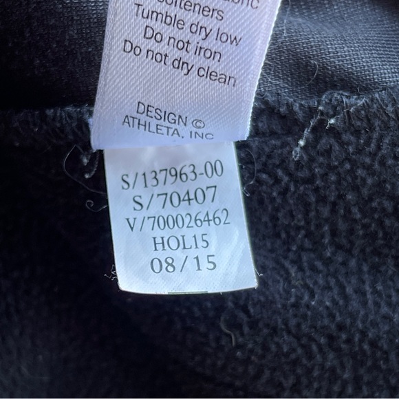 Athleta Black Soft Shell Full Zip Jacket Women's Size XS - Picture 7 of 8